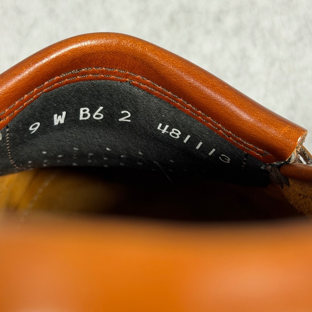SAS Tassel Loafers Womens 9W Mens 7.5 Brown Leather Kiltie Handsewn Made in USA - Picture 8 of 8